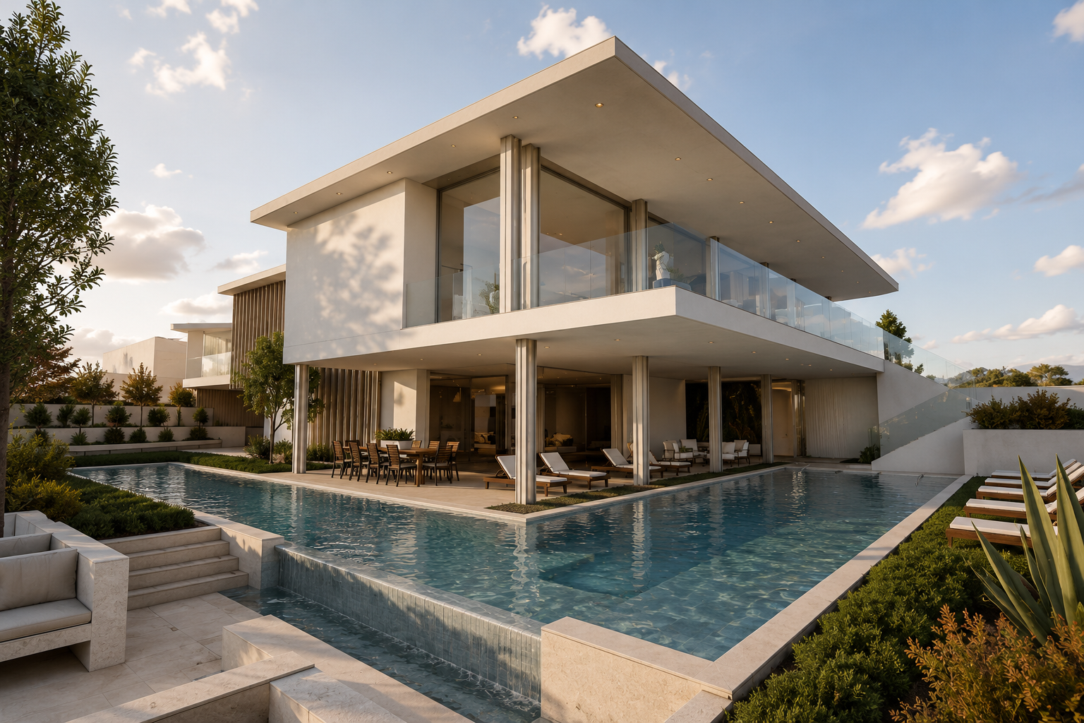 Bayadere poolside exterior