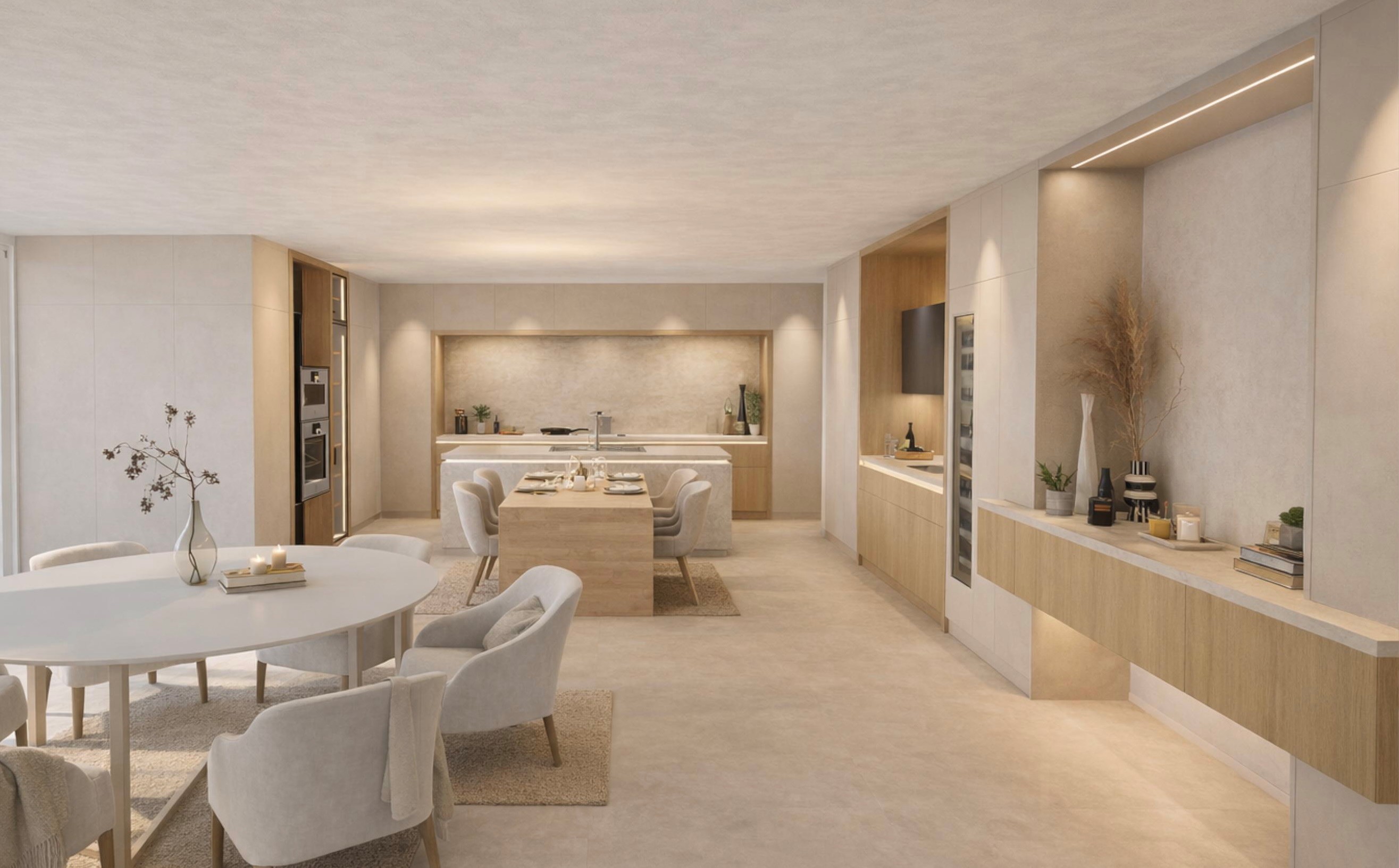 San Miguel kitchen and living room